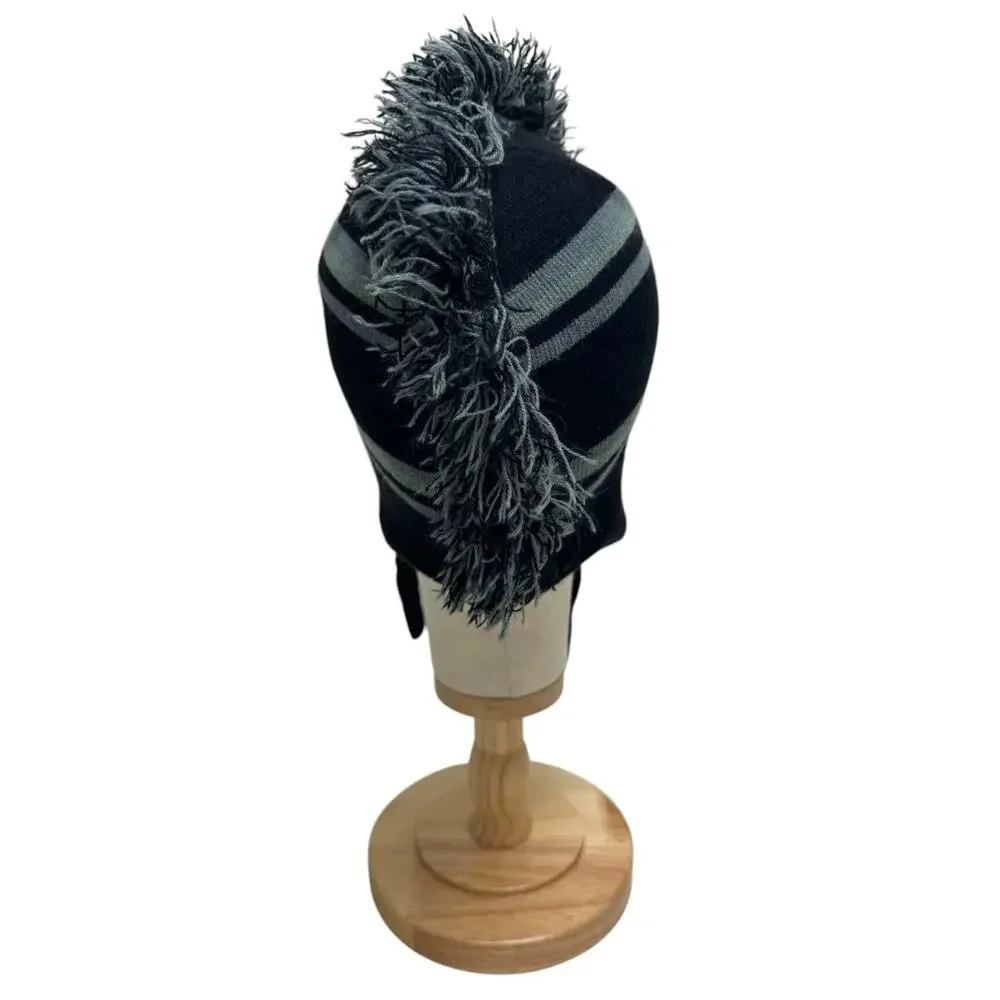 Vintage DC Comics Boys 4-16 The Dark Knight Rises Mohawk Winter Knit Hat Batman